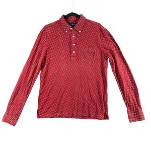 Ralph Lauren Men's Geometric Print Button Down Shirt Long Sleeve Size M